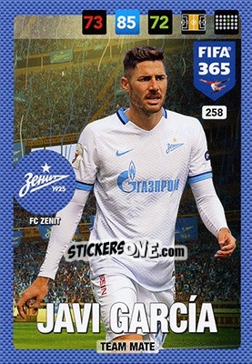 Sticker Javi Garcia - FIFA 365: 2016-2017. Adrenalyn XL - Nordic edition - Panini