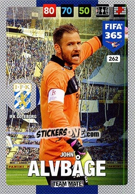 Cromo John Alvbåge - FIFA 365: 2016-2017. Adrenalyn XL - Nordic edition - Panini