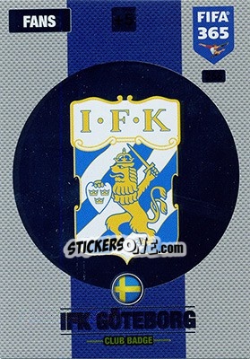 Sticker Club Badge - FIFA 365: 2016-2017. Adrenalyn XL - Nordic edition n. 266 - Panini