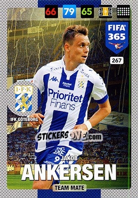 Cromo Jakob Ankersen - FIFA 365: 2016-2017. Adrenalyn XL - Nordic edition - Panini