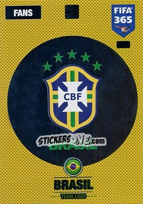 Sticker Team Logo - FIFA 365: 2016-2017. Adrenalyn XL - Nordic edition n. 329 - Panini