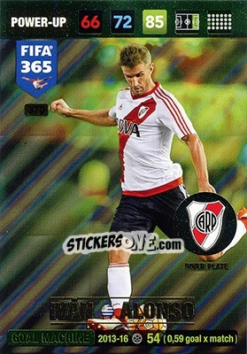 Sticker Ivan Alonso - FIFA 365: 2016-2017. Adrenalyn XL - Nordic edition n. 370 - Panini