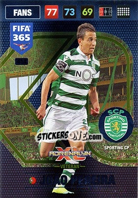 Sticker Joao Pereira - FIFA 365: 2016-2017. Adrenalyn XL - Nordic edition n. 414 - Panini