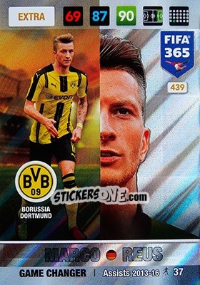 Sticker Marco Reus - FIFA 365: 2016-2017. Adrenalyn XL - Nordic edition n. 439 - Panini