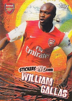 Sticker William Gallas - Premier Gold 2006-2007 n. 4 - Topps