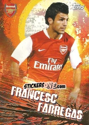 Sticker Fabregas - Premier Gold 2006-2007 n. 5 - Topps
