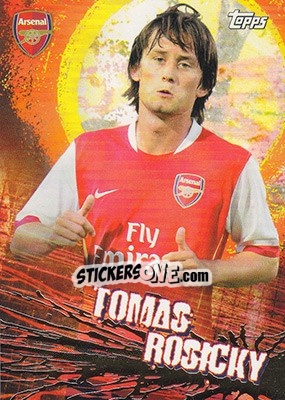 Sticker Rosicky - Premier Gold 2006-2007 n. 7 - Topps