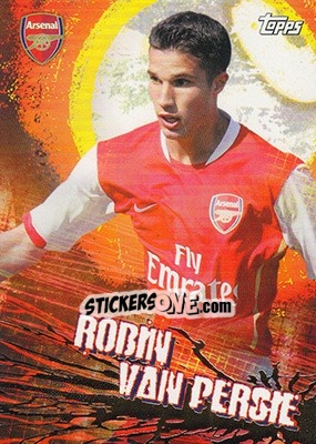 Sticker Van Persie - Premier Gold 2006-2007 n. 8 - Topps