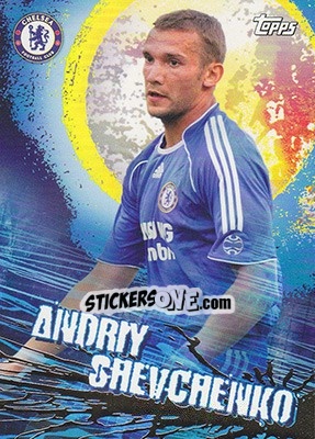 Sticker Shevchenko - Premier Gold 2006-2007 n. 45 - Topps