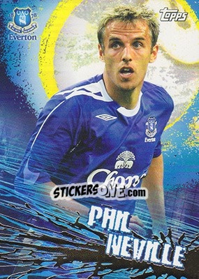 Sticker Phil Neville - Premier Gold 2006-2007 n. 48 - Topps