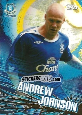Sticker Andrew Johnson - Premier Gold 2006-2007 n. 53 - Topps