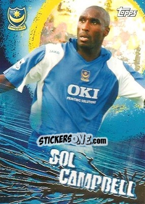 Sticker Sol Campbell - Premier Gold 2006-2007 n. 101 - Topps