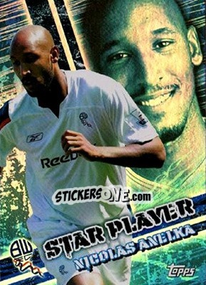 Sticker Anelka - Premier Gold 2006-2007 n. R4 - Topps
