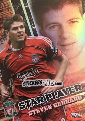 Sticker Gerrard - Premier Gold 2006-2007 n. R9 - Topps