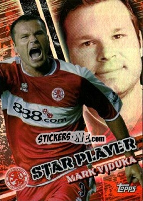 Sticker Viduka - Premier Gold 2006-2007 n. R12 - Topps