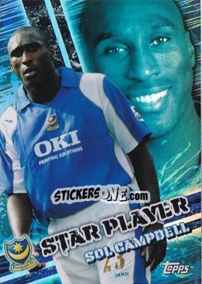 Figurina Sol Campbell - Premier Gold 2006-2007 - Topps