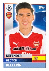 Figurina Héctor Bellerín - UEFA Champions League 2016-2017 - Topps