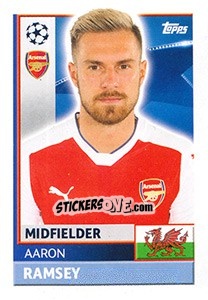 Sticker Aaron Ramsey - UEFA Champions League 2016-2017 n. ARL11 - Topps