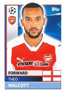 Sticker Theo Walcott - UEFA Champions League 2016-2017 n. ARL16 - Topps