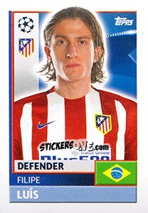 Sticker Filipe Luis - UEFA Champions League 2016-2017 n. ATL7 - Topps