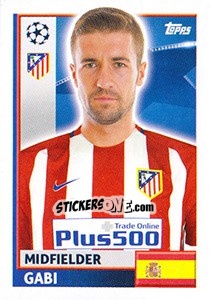 Cromo Gabi - UEFA Champions League 2016-2017 - Topps