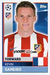 Sticker Kevin Gameiro - UEFA Champions League 2016-2017 n. ATL17 - Topps
