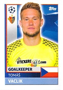 Sticker Tomáš Vaclik - UEFA Champions League 2016-2017 - Topps