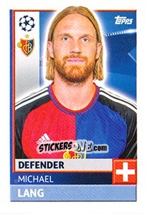 Sticker Michael Lang - UEFA Champions League 2016-2017 n. BAS5 - Topps