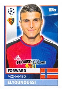 Sticker Mohamed Elyounoussi - UEFA Champions League 2016-2017 - Topps