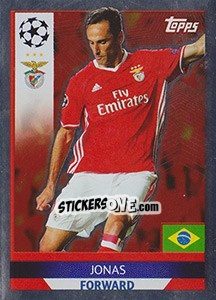 Sticker Jonas - UEFA Champions League 2016-2017 - Topps