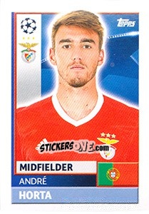 Sticker André Horta - UEFA Champions League 2016-2017 - Topps