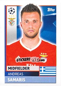 Cromo Andreas Samaris - UEFA Champions League 2016-2017 - Topps