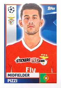 Sticker Pizzi - UEFA Champions League 2016-2017 - Topps