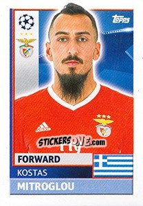 Sticker Kostas Mitroglou - UEFA Champions League 2016-2017 - Topps