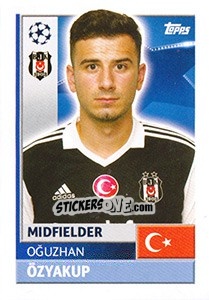 Figurina Oğuzhan Özyakup - UEFA Champions League 2016-2017 - Topps