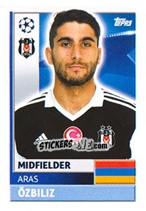Sticker Aras Özbiliz - UEFA Champions League 2016-2017 - Topps