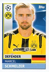 Figurina Marcel Schmelzer - UEFA Champions League 2016-2017 - Topps