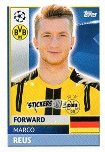 Sticker Marco Reus - UEFA Champions League 2016-2017 n. DOR18 - Topps