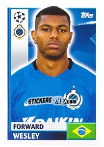 Figurina Wesley - UEFA Champions League 2016-2017 - Topps