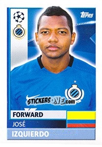 Cromo José Izquierdo - UEFA Champions League 2016-2017 - Topps