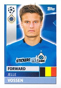 Sticker Jelle Vossen - UEFA Champions League 2016-2017 - Topps