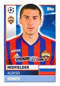 Cromo Aleksei Ionov - UEFA Champions League 2016-2017 - Topps