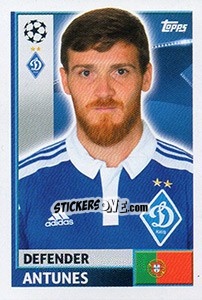 Cromo Antunes - UEFA Champions League 2016-2017 - Topps