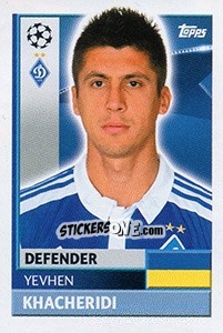 Sticker Yevhen Khacheridi - UEFA Champions League 2016-2017 - Topps