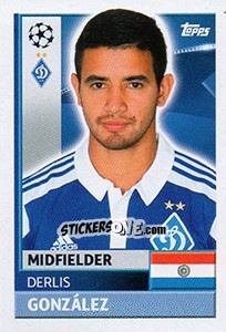 Sticker Derlis González - UEFA Champions League 2016-2017 - Topps