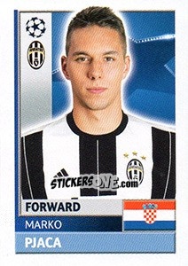 Sticker Marko Pjaca - UEFA Champions League 2016-2017 n. JUV16 - Topps