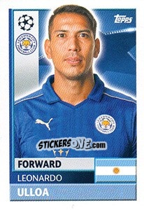 Cromo Leonardo Ulloa - UEFA Champions League 2016-2017 - Topps