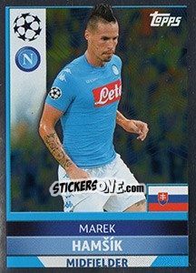 Figurina Marek Hamšík - UEFA Champions League 2016-2017 - Topps