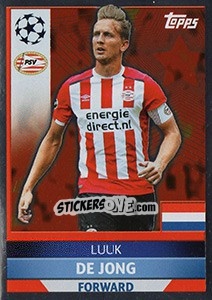 Cromo Luuk de Jong - UEFA Champions League 2016-2017 - Topps