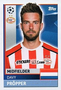 Cromo Davy Pröpper - UEFA Champions League 2016-2017 - Topps